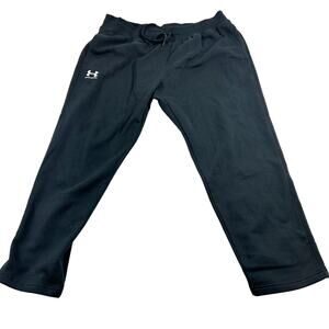 NWT Under Armour UA Men's Rival Fleece 1359030-001 Black 3XL Pants Sweats Z1